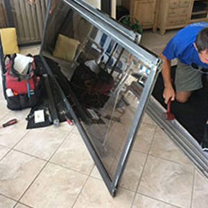 sliding glass door frame repair Newark